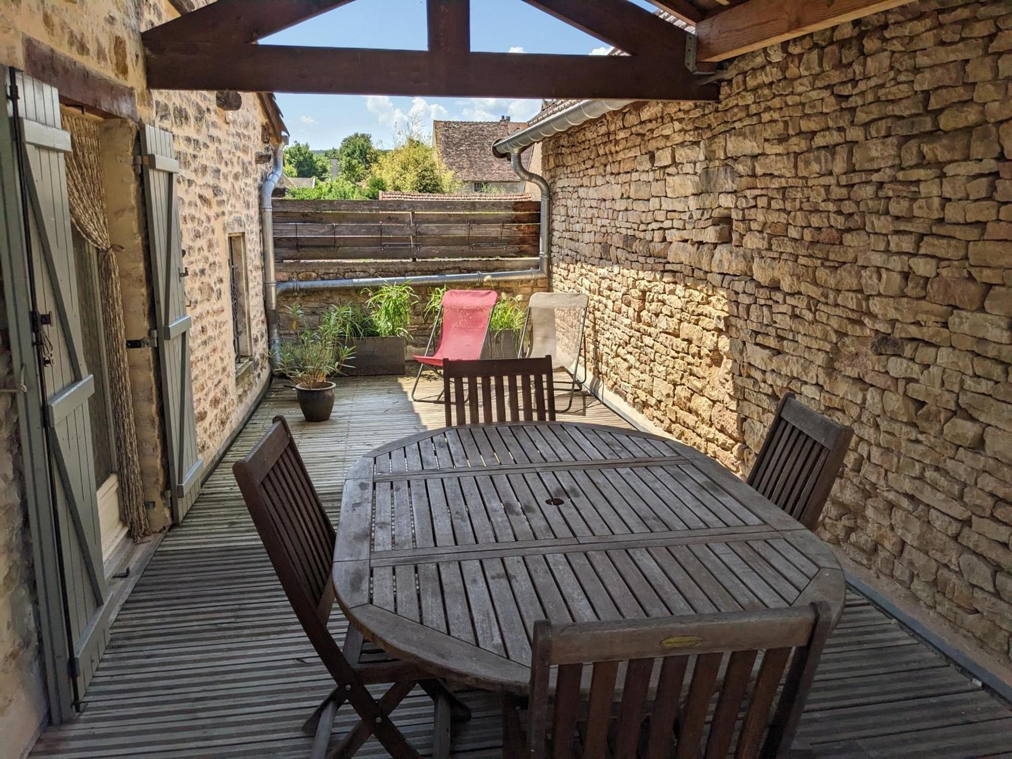 La Terrasse - Old Winemaker'S Cottage In St Gengoux Saint-Gengoux-le-National Dış mekan fotoğraf