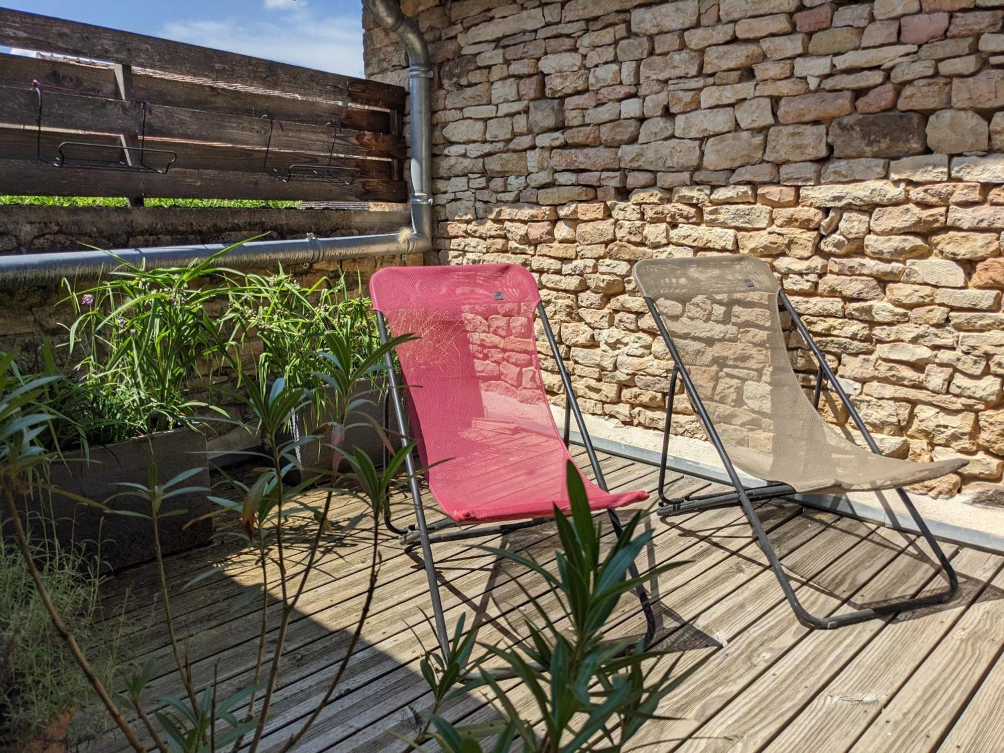 La Terrasse - Old Winemaker'S Cottage In St Gengoux Saint-Gengoux-le-National Dış mekan fotoğraf